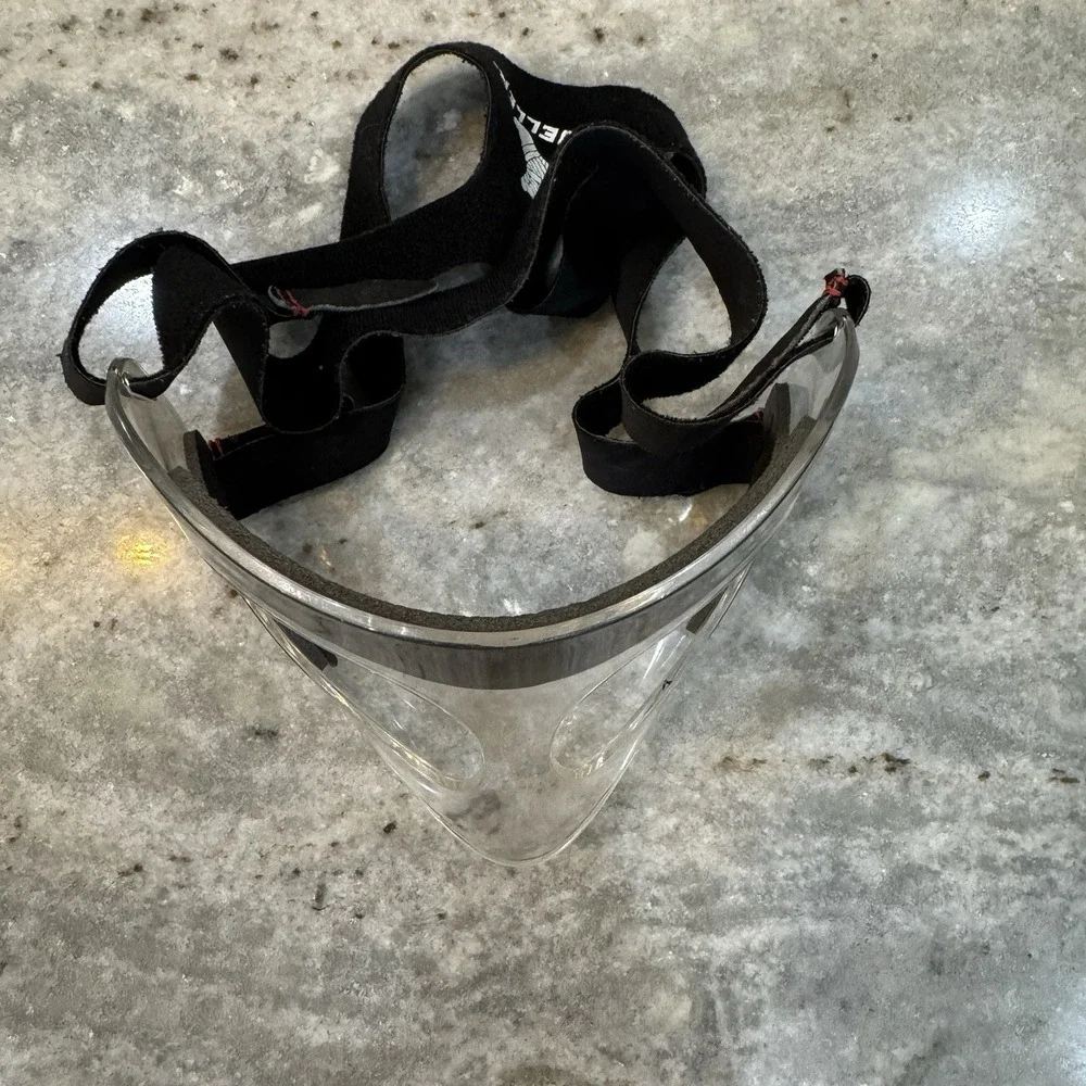 MUELLER Sports Medicine Adjustable Clear Face Guard Mask for Men & Women